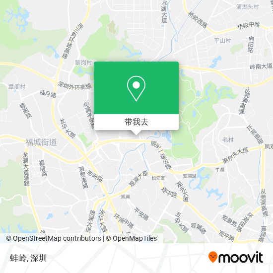 蚌岭地图