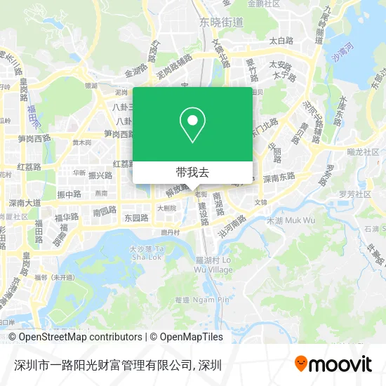 深圳市一路阳光财富管理有限公司地图