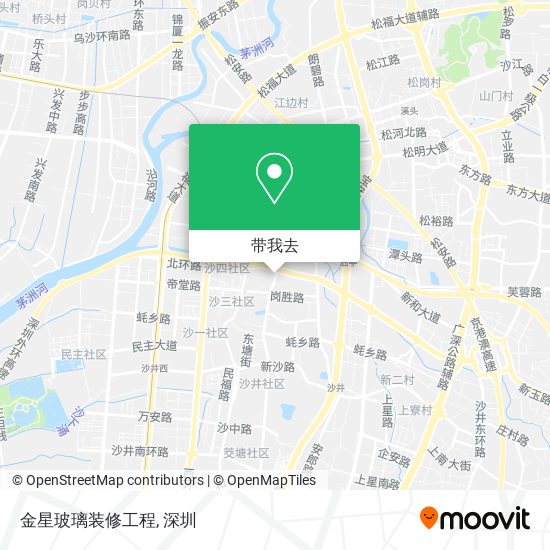 金星玻璃装修工程地图
