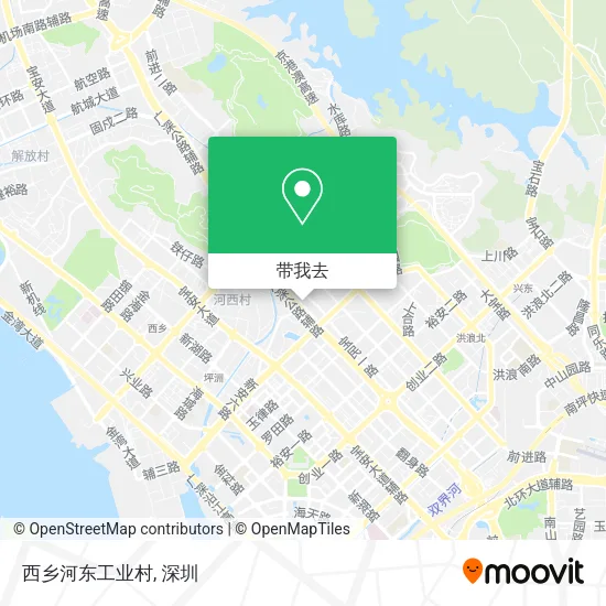 西乡河东工业村地图