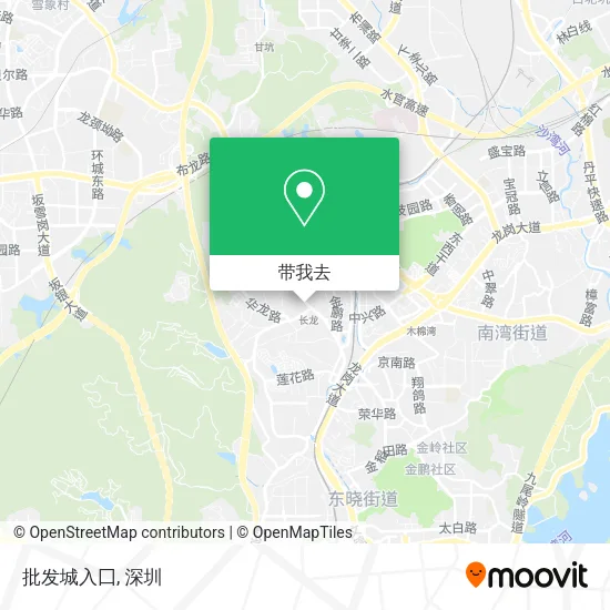 批发城入囗地图