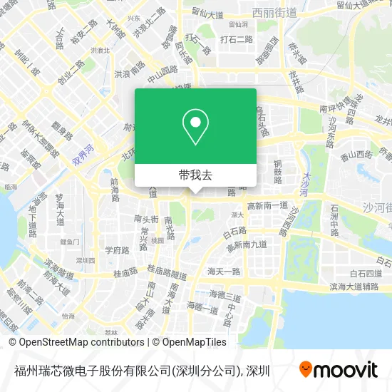 福州瑞芯微电子股份有限公司(深圳分公司)地图