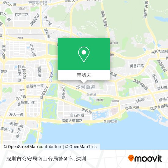 深圳市公安局南山分局警务室地图