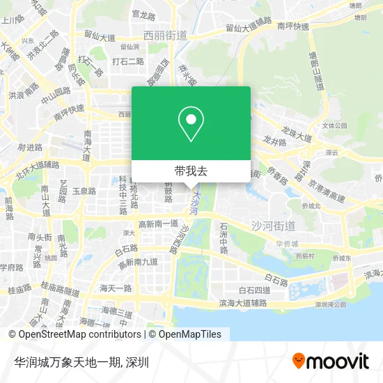 华润城万象天地一期地图