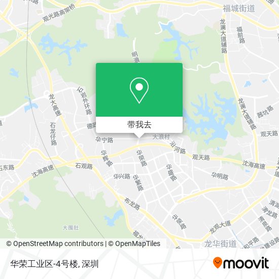 华荣工业区-4号楼地图