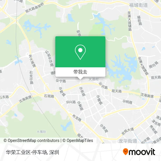 华荣工业区-停车场地图