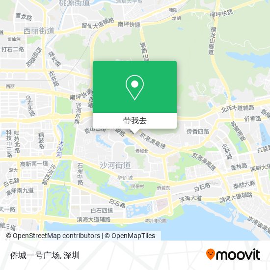 侨城一号广场地图