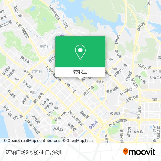 诺铂广场2号楼-正门地图