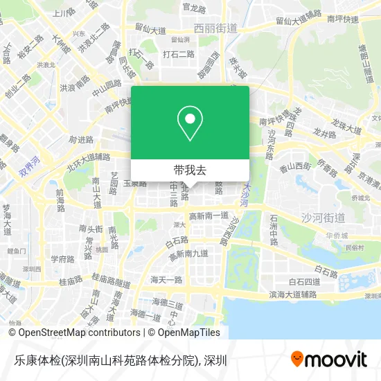 乐康体检(深圳南山科苑路体检分院)地图