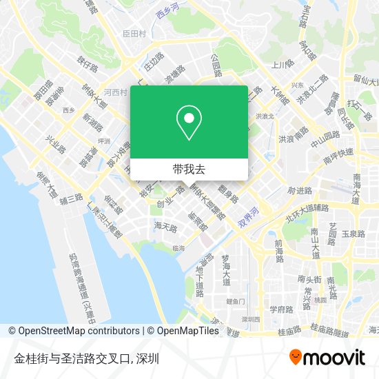 金桂街与圣洁路交叉口地图