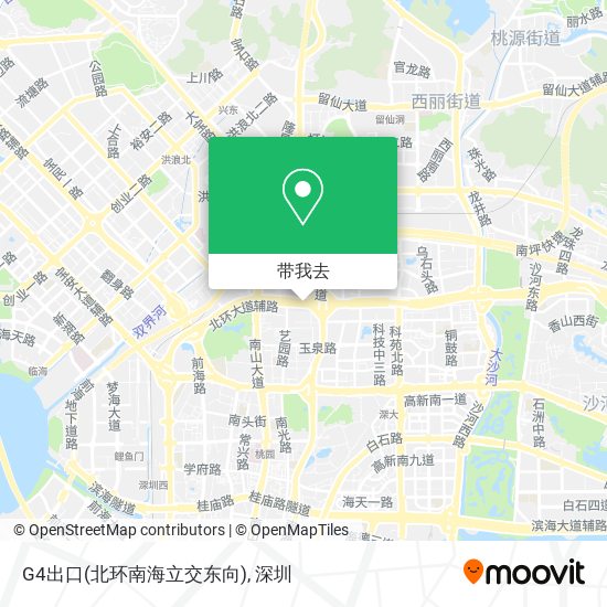 G4出口(北环南海立交东向)地图