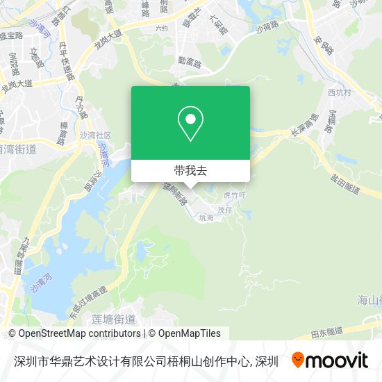 深圳市华鼎艺术设计有限公司梧桐山创作中心地图