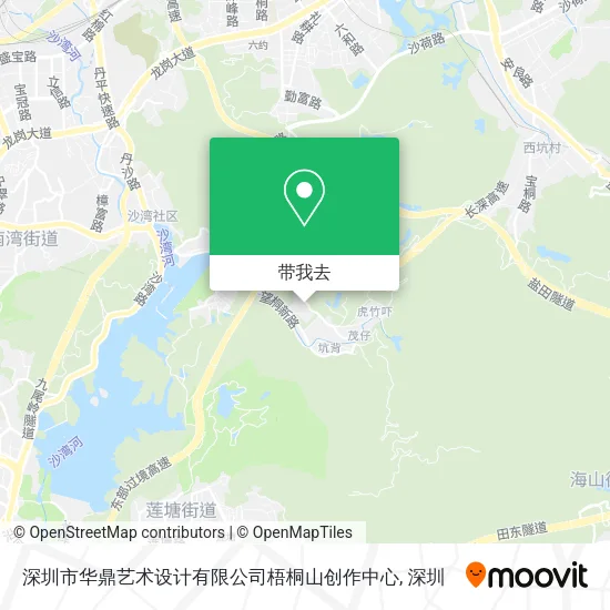 深圳市华鼎艺术设计有限公司梧桐山创作中心地图