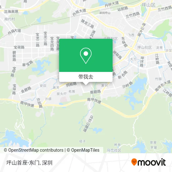 坪山首座-东门地图