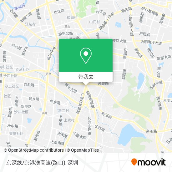 京深线/京港澳高速(路口)地图