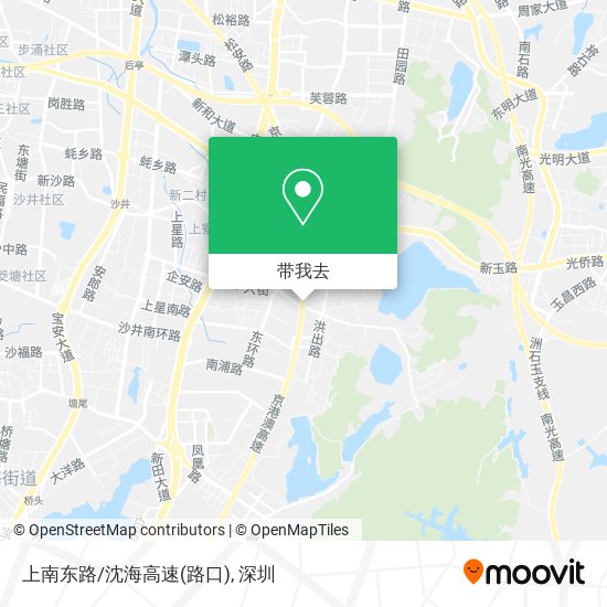 上南东路/沈海高速(路口)地图