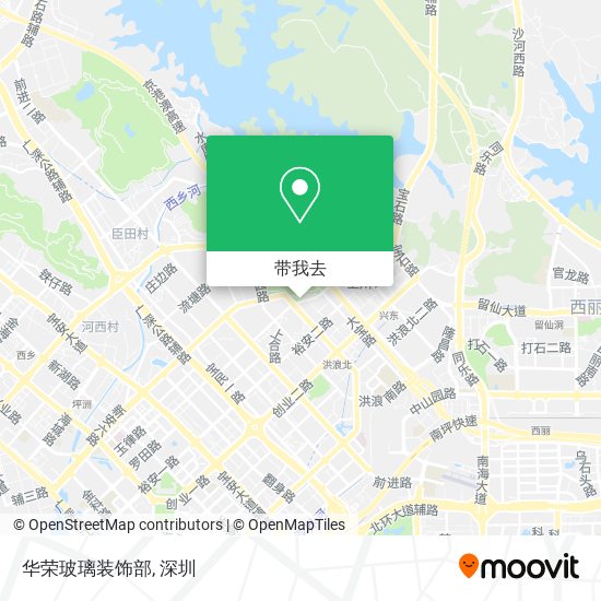 华荣玻璃装饰部地图