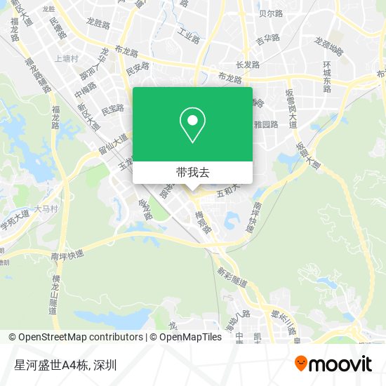 星河盛世A4栋地图