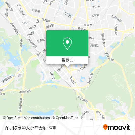 深圳陈家沟太极拳会馆地图