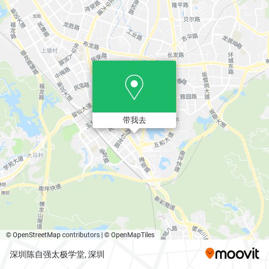 深圳陈自强太极学堂地图
