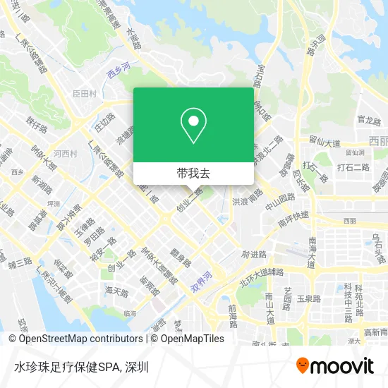 水珍珠足疗保健SPA地图