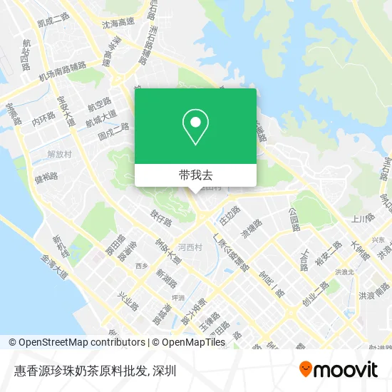 惠香源珍珠奶茶原料批发地图