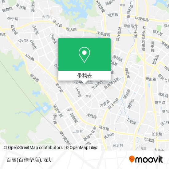百丽(百佳华店)地图
