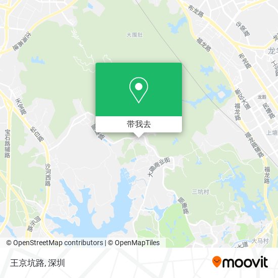 王京坑路地图