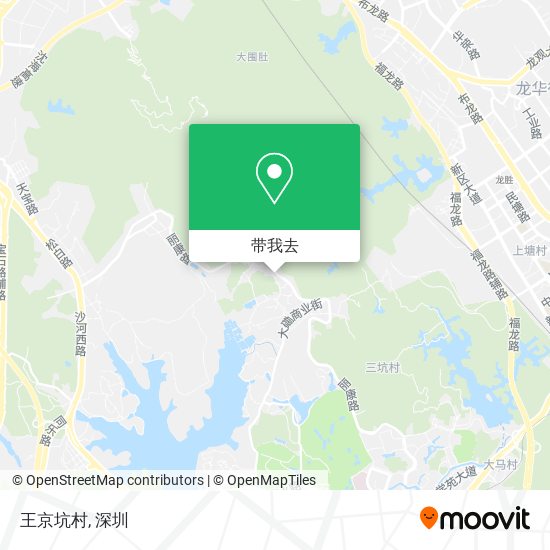 王京坑村地图