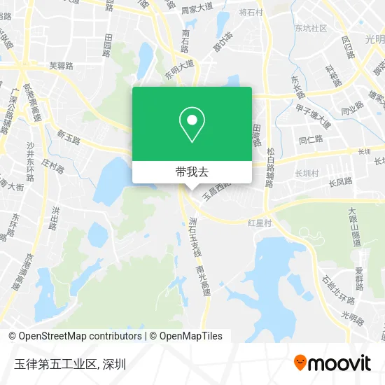 玉律第五工业区地图