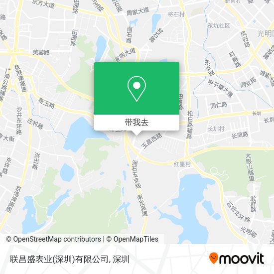 联昌盛表业(深圳)有限公司地图