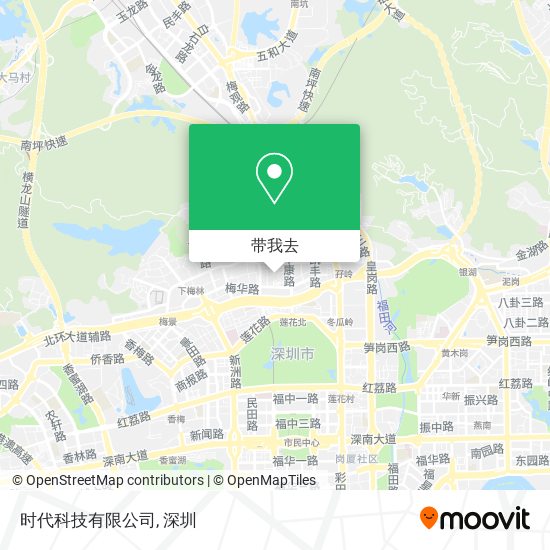 时代科技有限公司地图