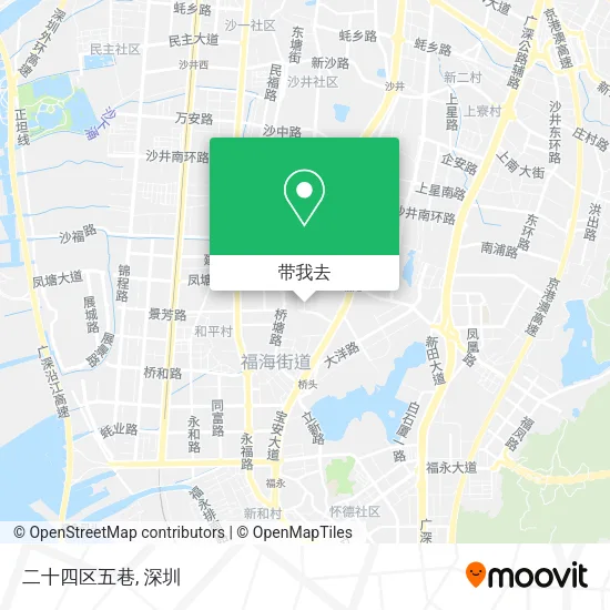 二十四区五巷地图