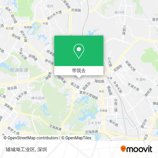 辅城坳工业区地图