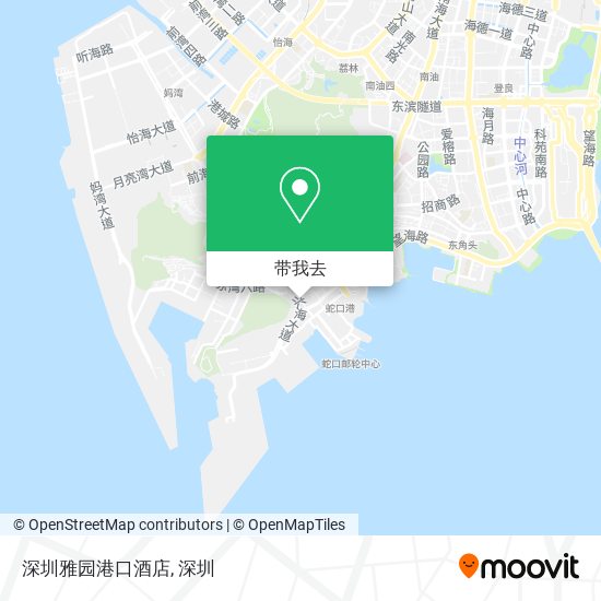 深圳雅园港口酒店地图