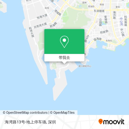 海湾路13号-地上停车场地图
