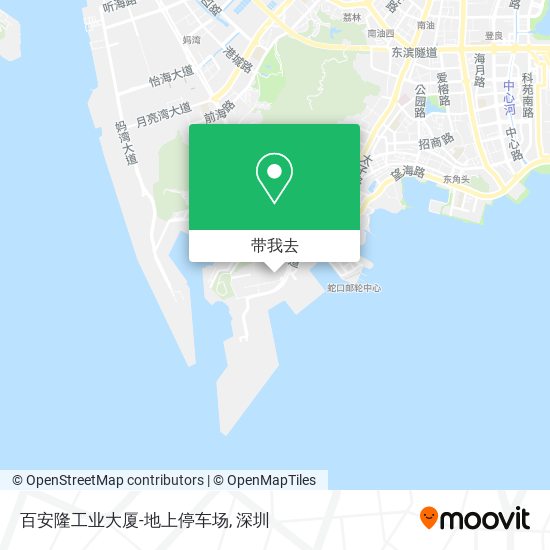 百安隆工业大厦-地上停车场地图