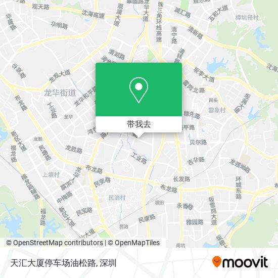 天汇大厦停车场油松路地图