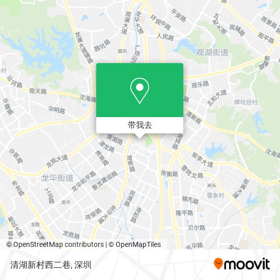清湖新村西二巷地图