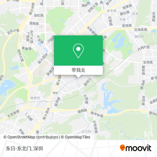 东日-东北门地图