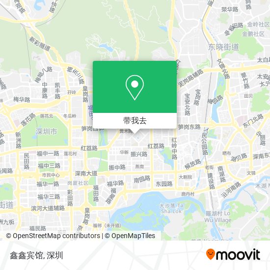 鑫鑫宾馆地图