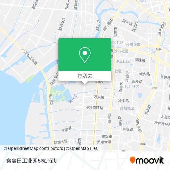 鑫鑫田工业园5栋地图