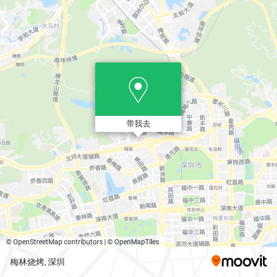 梅林烧烤地图