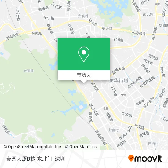 金园大厦B栋-东北门地图