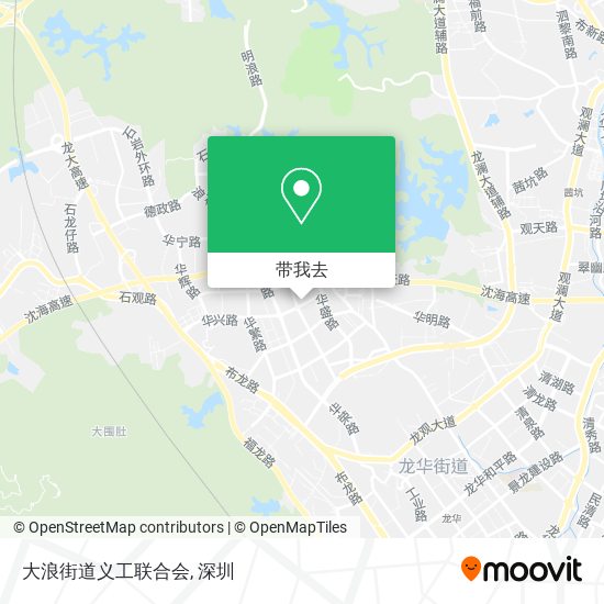 大浪街道义工联合会地图