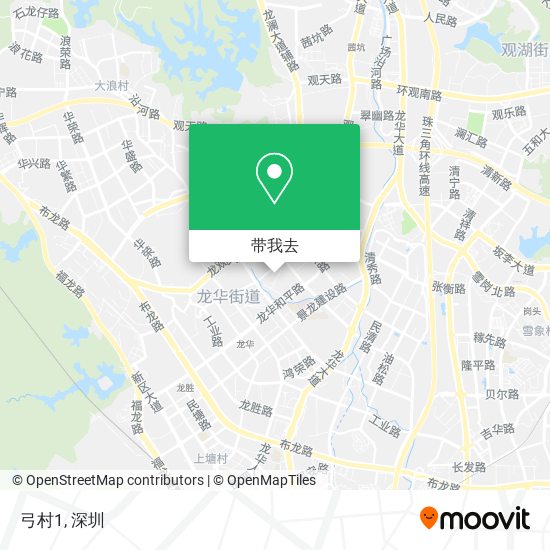 弓村1地图