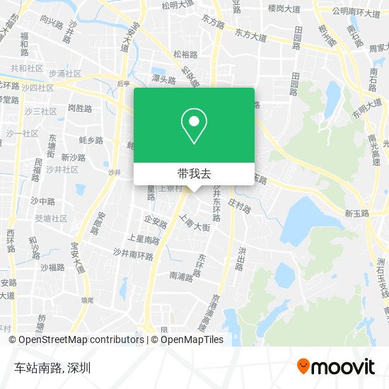 车站南路地图