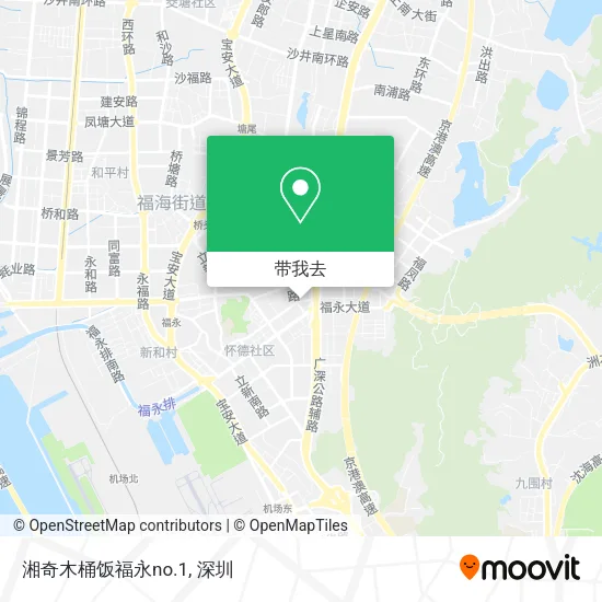 湘奇木桶饭福永no.1地图
