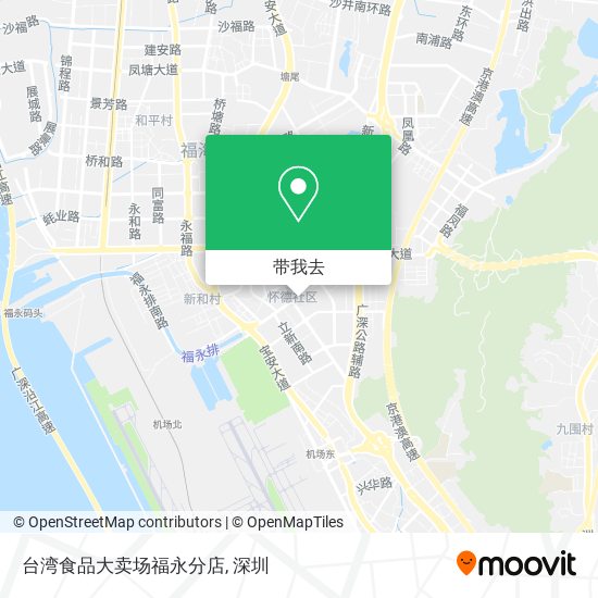 台湾食品大卖场福永分店地图