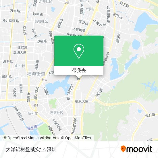 大洋铝材盈威实业地图